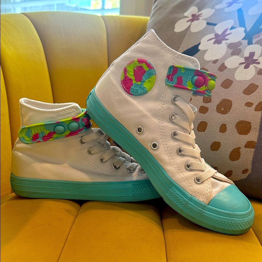 Chuck Taylor All Star EasyOn High PS 'Bubble Strap - Hyper Brights' unisex 2.5